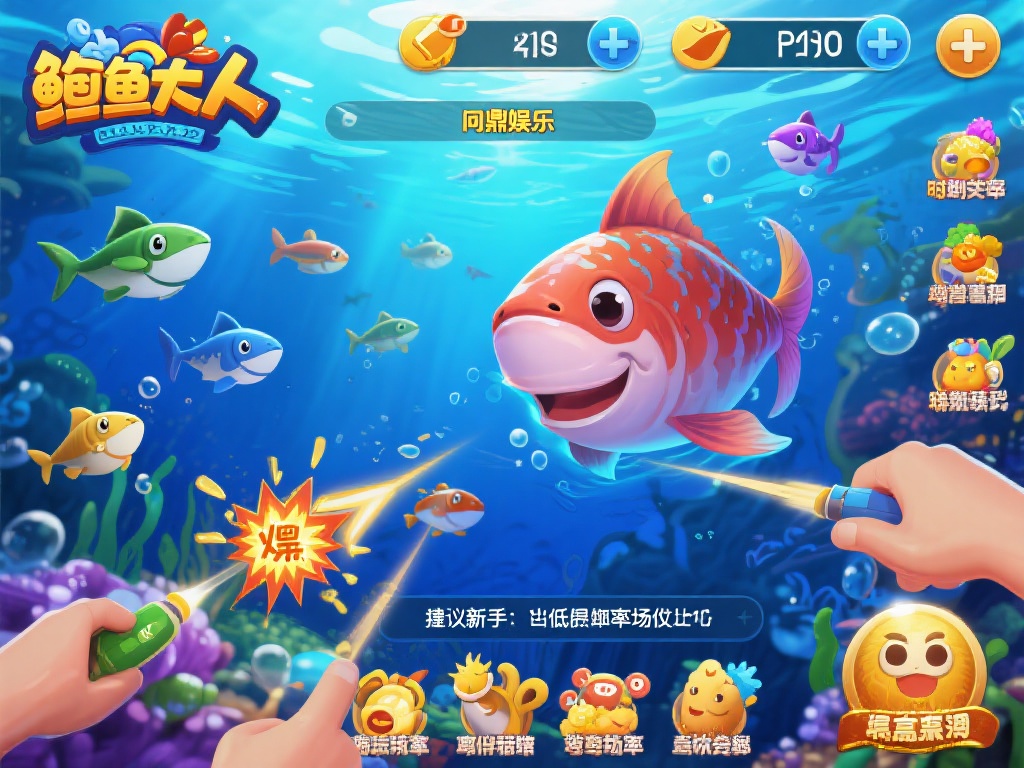 捕鱼达人系列：捕鱼游戏因其互动性和趣味性，成为许多