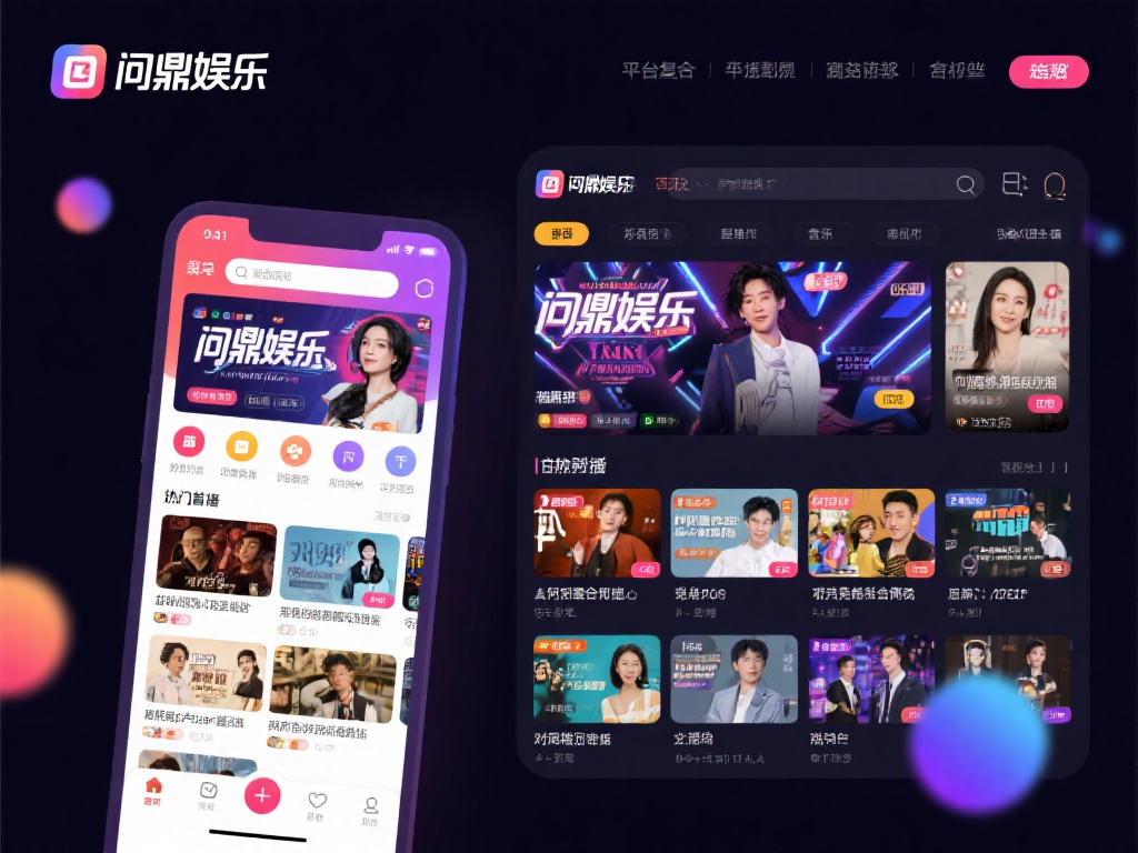 除了游戏，视听内容也是问鼎娱乐的一大支柱。平台整合